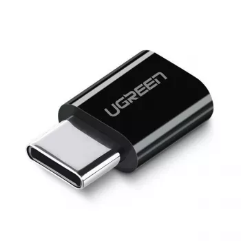 UGREEN Micro USB na USB-C adaptér čierny (30391)
