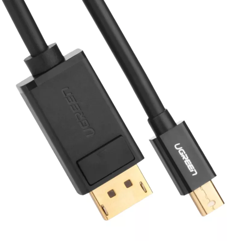 UGREEN Mini DisplayPort na DisplayPort kábel 1,5 m čierny