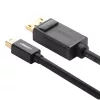 UGREEN Mini DisplayPort na DisplayPort kábel 1,5 m čierny
