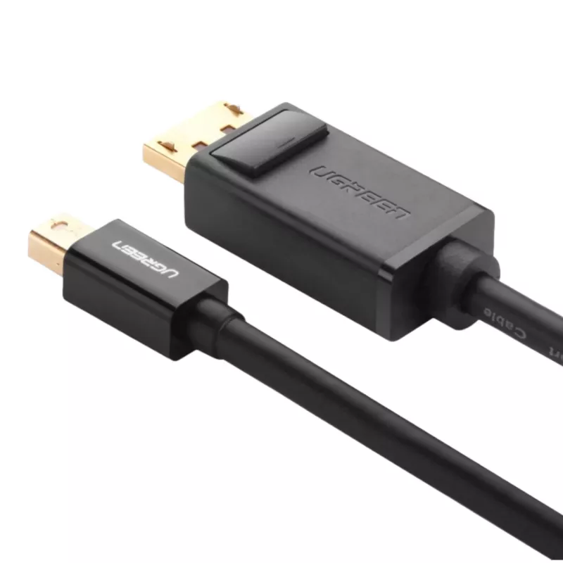 UGREEN Mini DisplayPort na DisplayPort kábel 1,5 m čierny