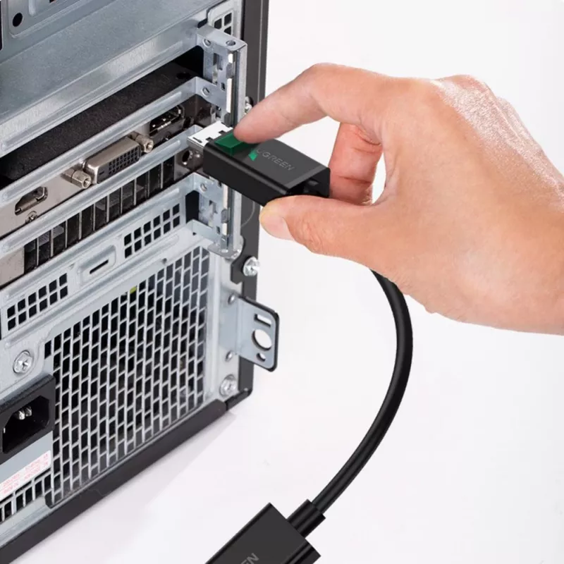 UGREEN MM137 DisplayPort na HDMI adaptér 4K/1080p čierny