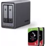 UGREEN NASync DXP2800 2-Bay NAS so 16 TB (2x 8 TB Seagate IronWolf) Intel N100 8 GB DDR5