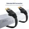 UGREEN NW102 Cat6 U/UTP plochý kábel Ethernet 20m - čierny