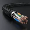 UGREEN NW150 Cat 7 Ethernet kábel 1m - čierny