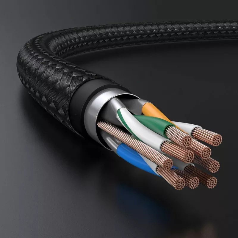 UGREEN NW150 Cat 7 Ethernet kábel 1m - čierny