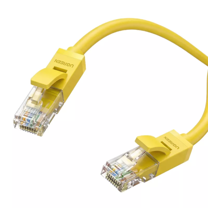 UGREEN RJ45 CAT6 0,5m LAN sieťový kábel - 1Gbps, 250MHz - žltý