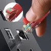 UGREEN RJ45 CAT6 Ethernet 0,5m LAN sieťový kábel - červený (1Gbps, 250MHz)