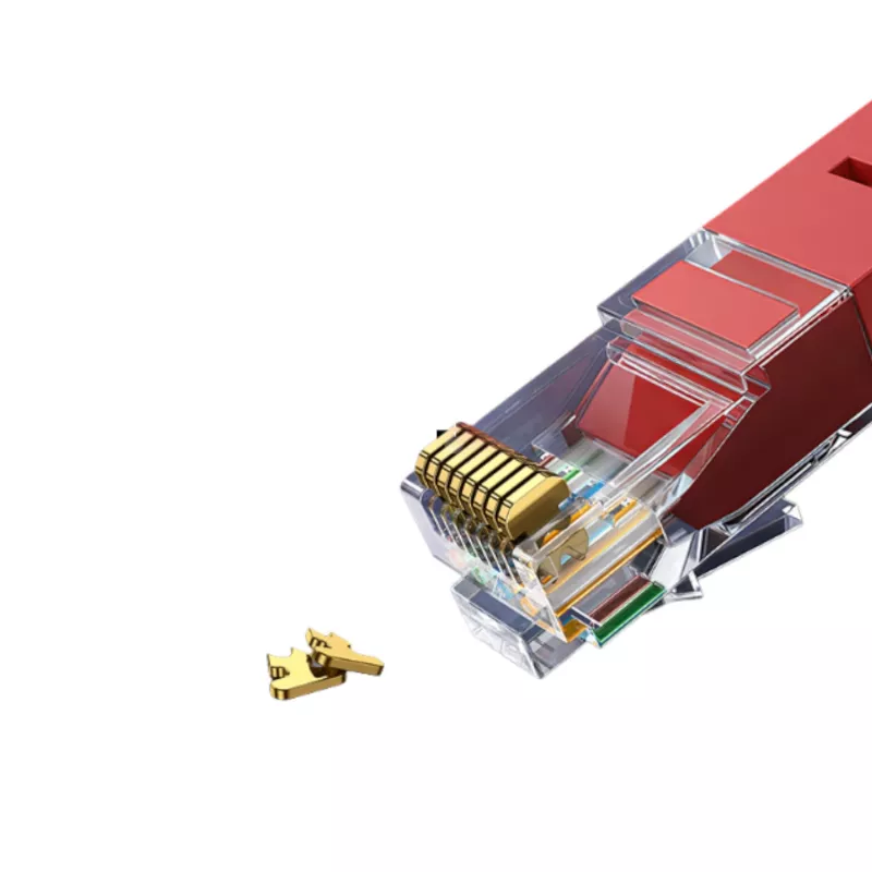 UGREEN RJ45 CAT6 Ethernet 0,5m LAN sieťový kábel - červený (1Gbps, 250MHz)