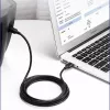 UGREEN US135 USB 2.0 A-B kábel, pozlátený, 2m, čierny