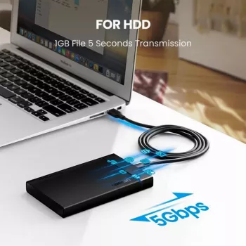 UGREEN US184 USB-A na USB-C 3.0 kábel 1,5 m čierny