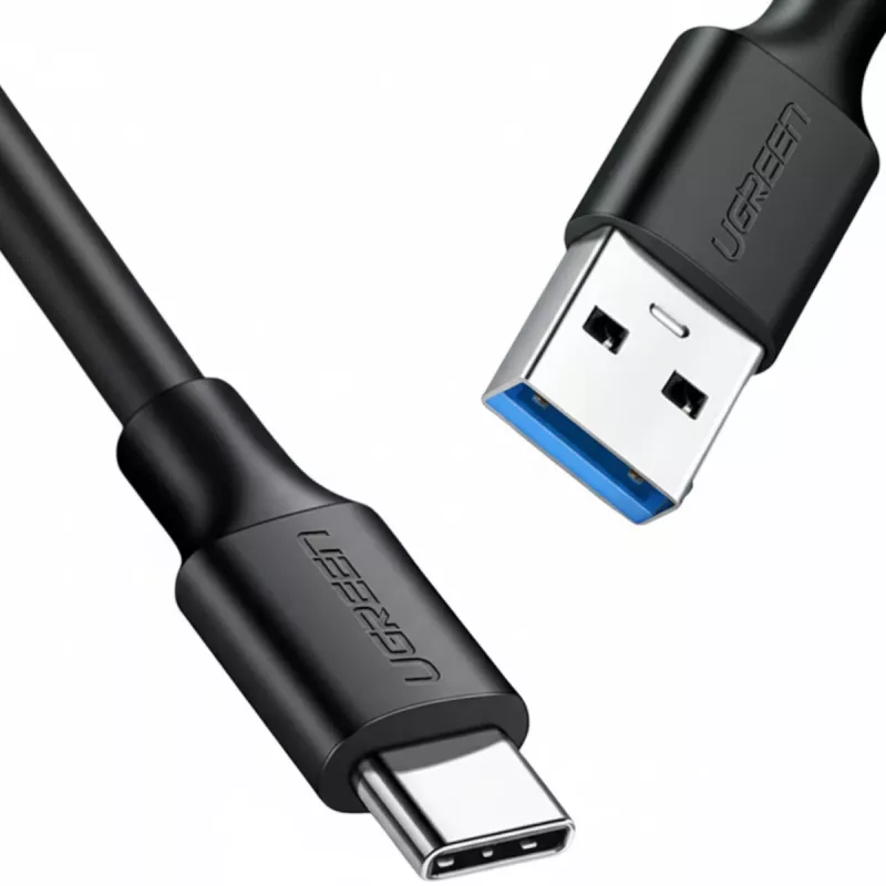 UGREEN US184 USB-A na USB-C 3.0 kábel 1,5 m čierny