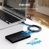UGREEN US184 kábel USB-A na USB-C 3.0, 2 m, čierny