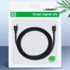 UGREEN US286 USB-C na USB-C kábel 1 m čierny - PD QC 3A 480Mbps