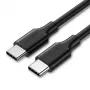 UGREEN US286 USB-C na USB-C kábel 1 m čierny - PD QC 3A 480Mbps