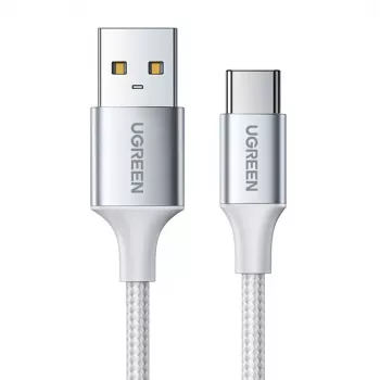 UGREEN US288 USB-A na USB-C kábel QC 3.0 3A 1m biely