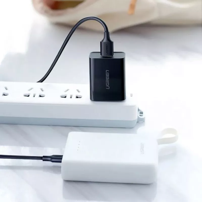 UGREEN US289 Micro USB / USB-A kábel 0,25m - čierny