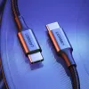 UGREEN US316 USB-C na USB-C kábel 100W 5A 480Mbps 1,5m sivý
