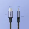 UGREEN US316 USB-C na USB-C kábel 100W 5A 480Mbps 1m čierny