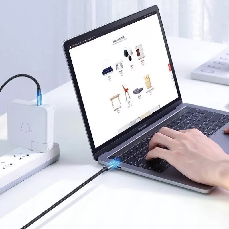 UGREEN US316 USB-C na USB-C kábel 100W 5A 480Mbps 1m čierny