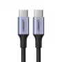 UGREEN US316 USB-C na USB-C kábel 100W 5A 480Mbps 1m čierny