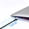 UGREEN US535 USB-C na USB-C PD kábel 240W 5A 1m - sivá