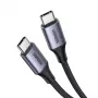 UGREEN US535 USB-C na USB-C PD kábel 240W 5A 1m - sivá
