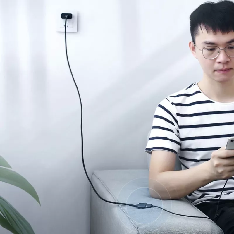 UGREEN USB 2.0 predlžovací kábel 5m čierny (US103)