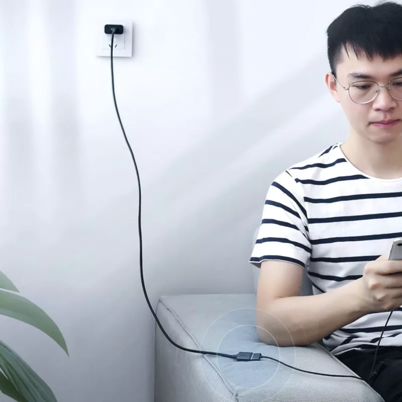 UGREEN USB 2.0 predlžovací kábel – konektor A samec na konektor A samica, 480Mbps prenos dát – 2M