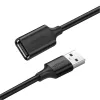 UGREEN USB 2.0 predlžovací kábel – konektor samec na konektor samica, 480Mbps prenos dát, 1,5m, čierny