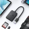 UGREEN USB 3.0 dual slot čítačka kariet pre SD/TF karty – 5 Gbit/s prenos dát
