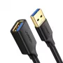 UGREEN USB 3.0 predlžovací kábel 3m čierny konektor samec na konektor samica SuperSpeed 5Gbps