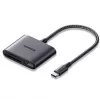 UGREEN USB-C čítačka kariet - Space Gray, SD & Micro SD, 5 Gbit/s