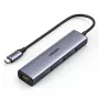 UGREEN USB-C hub 4-port USB 3.2 Gen 1 strieborný