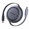 UGREEN USB-C na USB-C PD 100W vyťahovací rýchlonabíjací kábel 1m čierny