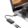UGREEN USB na 3,5 mm externý stereo zvukový adaptér - čierna