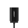 UGREEN USB na 3,5 mm externý stereo zvukový adaptér - čierna