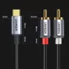 UGREEN USB Type-C na 2RCA audiokábel 1,5m sivý (20193 CM451)