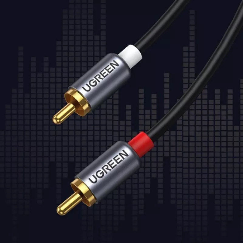 UGREEN USB Type-C na 2RCA audiokábel 1,5m sivý (20193 CM451)