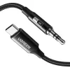 UGREEN USB Type-C na 3,5 mm AUX audio kábel 2M - čierny