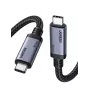 UGREEN USB4 USB-C na USB-C kábel 240W 40Gbps 16K@60Hz 80Gbps Thunderbolt 4 kompatibilný 1m nylonový pletený