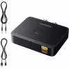 UGREEN 55545 Bluetooth 6.0 LDAC Hi-Res Audio prijímač s 3,5 mm AUX a 2x RCA výstupom, čierny