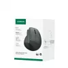 UGREEN bezdrôtová vertikálna myš, 2,4 GHz / Bluetooth 5.4, nastaviteľné DPI, čierna