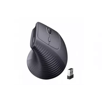 UGREEN bezdrôtová vertikálna myš, 2,4 GHz / Bluetooth 5.4, nastaviteľné DPI, čierna