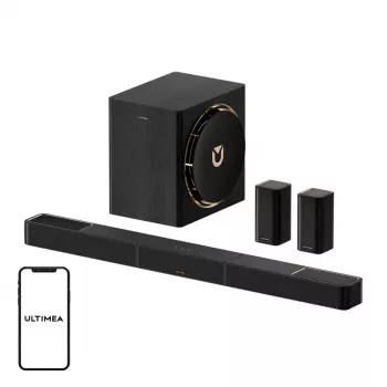 ULTIMEA Ultima Skywave X60 soundbar 2.1 kanály 120W Bluetooth 5.0 HDMI ARC čierny