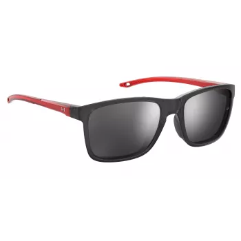 Under Armour detské slnečné okuliare UA7002S268F6T - matná čierna, sivé sklá, 56 mm