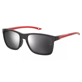 Under Armour detské slnečné okuliare UA7002S268F6T - matná čierna, sivé sklá, 56 mm