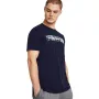 Under Armour pánske Camo Chest Stripe krátky rukáv tričko Navy Blue