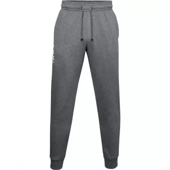 Under Armour pánske Rival Fleece 3Logo tepláky Pitch Gray Light Heather / Black veľkosť S