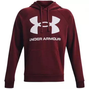 Under Armour pánska Rival Fleece Big Logo HD mikina Barn Red