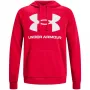 Under Armour pánska Rival Fleece Big Logo mikina s kapucňou červená 1357093 600